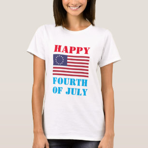 Happy 4th of July Fashion Novelty T-Shirt