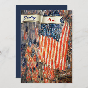 Happy 4th of July. Fine Art Custom Flat Card