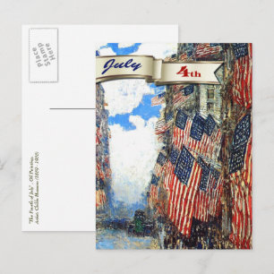 Happy 4th of July.Fine Art Postcard