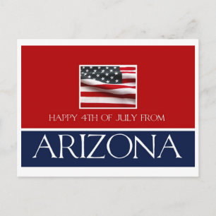 happy 4th of July from arizona Postcard