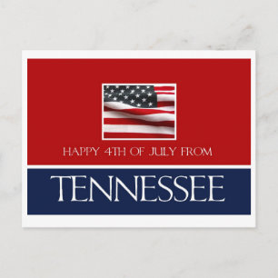 happy 4th of July from Tennessee Postcard