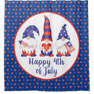 Happy 4th of July Gnomes Red White Blue