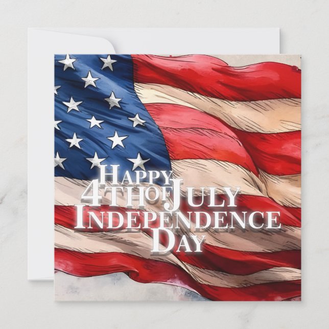 Happy 4th of July - Independence Day (Front)