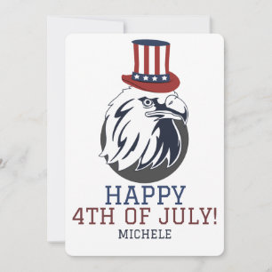 Happy 4th of July Independence Day America party  Card