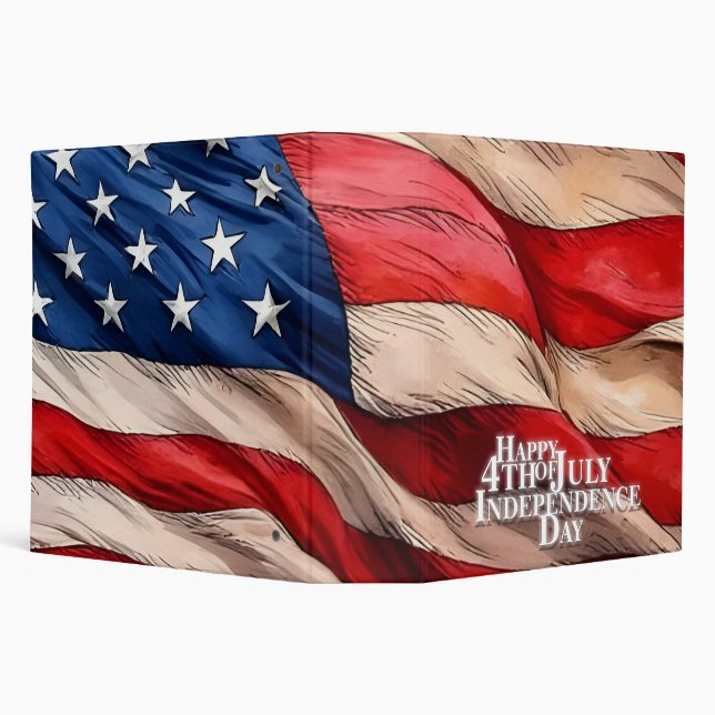 Happy 4th of July - Independence Day Binder (Background)