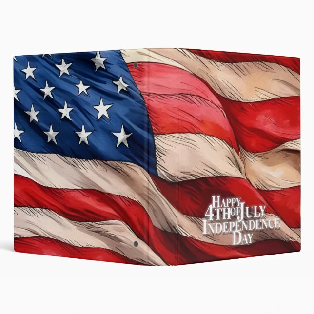 Happy 4th of July - Independence Day Binder (Background)