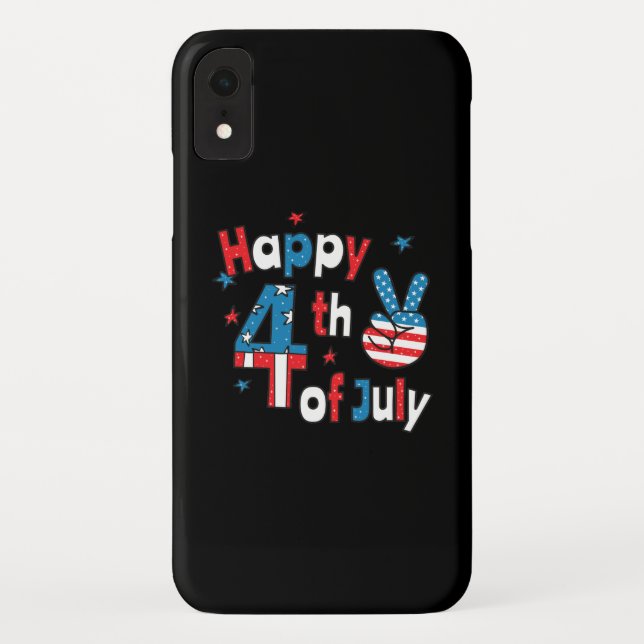 Happy 4th of July Independence Day Case-Mate iPhone Case (Back)