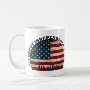 Happy 4th of july independence day coffee mug