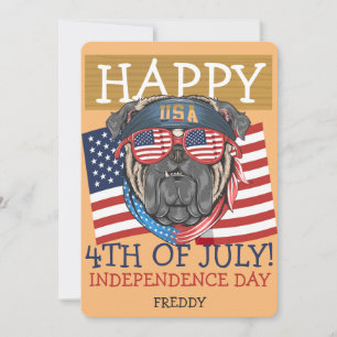 Happy 4th of July Independence Day party  Card