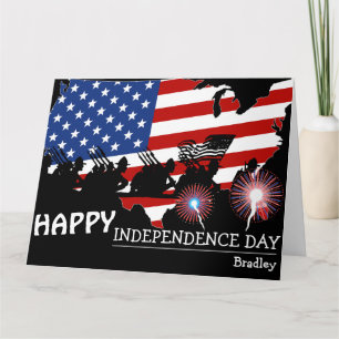 Happy 4th of July Independence Day party  Card
