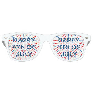 Happy 4th of July Independence Day party shades