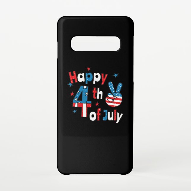 Happy 4th of July Independence Day Samsung Galaxy Case (Back)