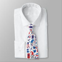 Happy 4th of July Independence Day Symbols Pattern