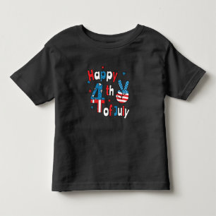 Happy 4th of July Independence Day Toddler T-shirt