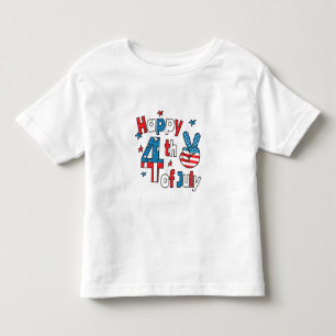 Happy 4th of July Independence Day Toddler T-shirt