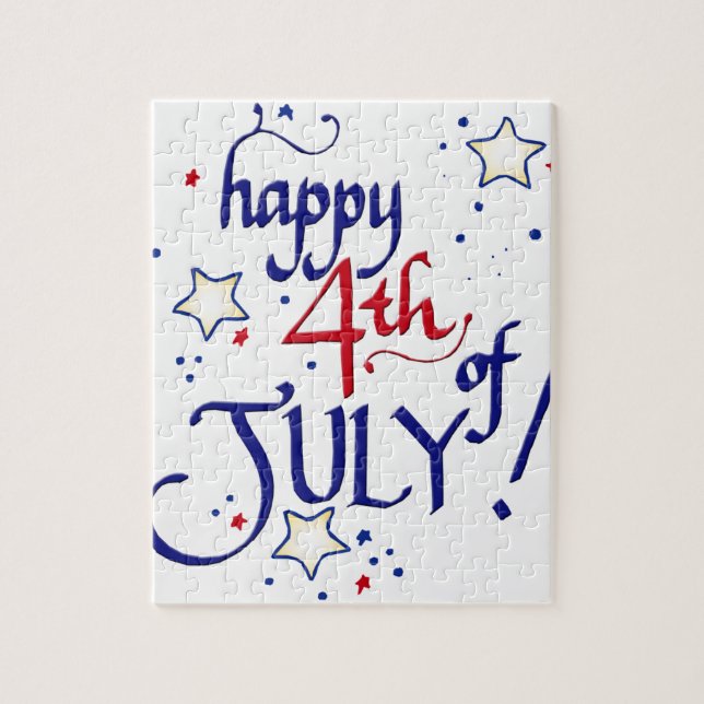 Happy 4th of July Jigsaw Puzzle (Vertical)