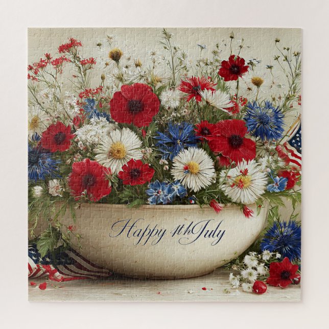 Happy 4th of July Jigsaw Puzzle (Vertical)