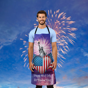 Happy 4th of July "Let Freedom Ring" Apron