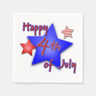Happy 4th of July Napkin
