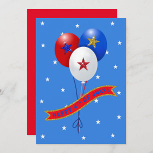 Happy 4th of July Patriotic Balloons Customize