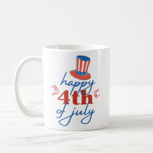 Happy 4th of July Patriotic Coffee Mug 