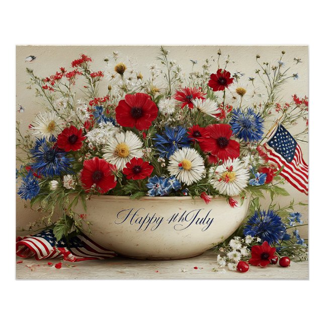 Happy 4th of July Poster (Front)
