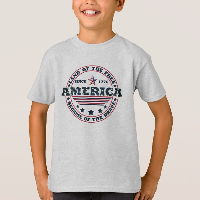 Happy 4th of july T-Shirt (Front)