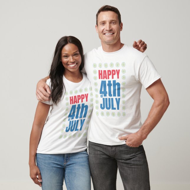 Happy 4th of July T-Shirt (Unisex)
