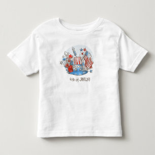 Happy 4th of July Toddler T-Shirt