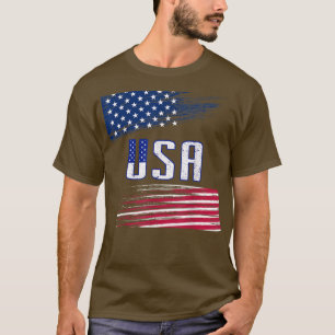 Happy 4th Of July USA Flag Patriotic Men Women Kid T-Shirt