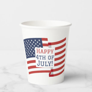 Happy 4th of July USA Independence Day gift Paper Cups