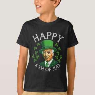 Happy 4th Of July With Funny Joe Biden For St Patr T-Shirt