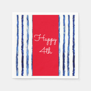 Happy 4th Paper Napkin