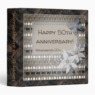 Happy 50th anniversary!  , anniversary, birthday binder