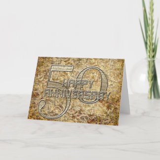 Happy 50th Anniversary Greeting Card