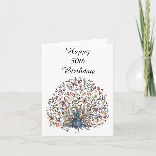 Happy 50th Birthday Card (Front)