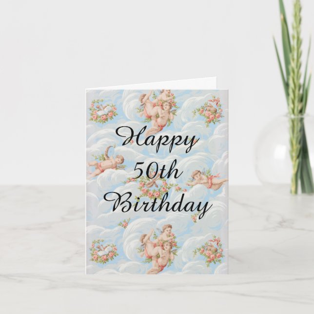 Happy 50th Birthday Card (Front)