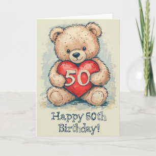 Happy 50th Birthday Card