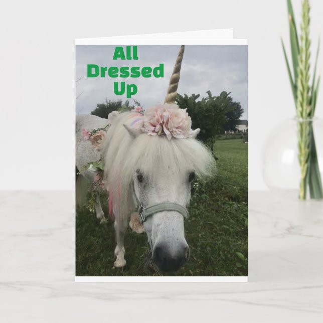 "HAPPY 50th  BIRTHDAY" from *PRETTY PONY* Card (Front)