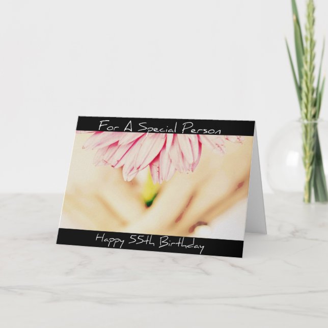 Happy 55th Birthday Card (Front)