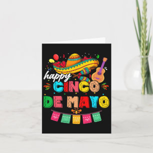 Happy 5 De Mayo Lets Fiesta Viva Mexico Cinco De M Card