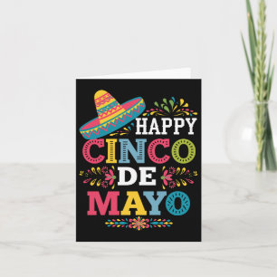 Happy 5 De Mayo Lets Fiesta Viva Mexico Cinco De M Card