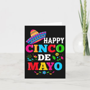 Happy 5 De Mayo Lets Fiesta Viva Mexico Cinco De M Card