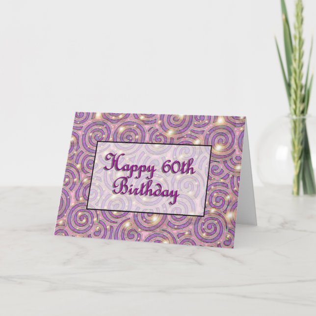 Happy 60th Birthday Card (Front)