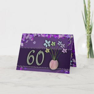 Happy 60th Birthday Card
