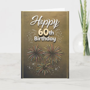 Happy 60th Birthday Card