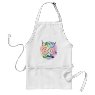 Happy 60th Birthday (roze) Standard Apron