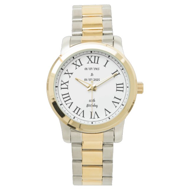 Happy 60th Birthday Watch (Front)
