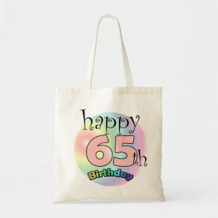 Happy 65th Birthday (pink) Tote Bag