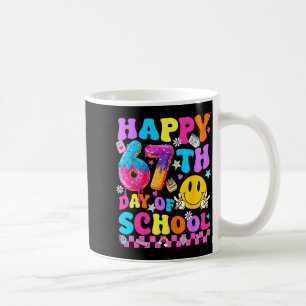 Happy 67 Days Of School 67th Day Smarter Six Seven Coffee Mug